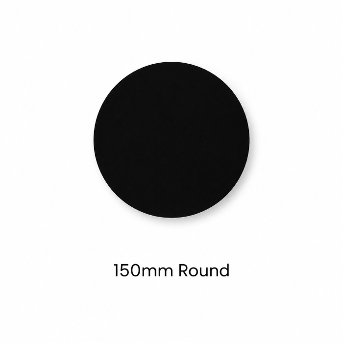 150mm round sign