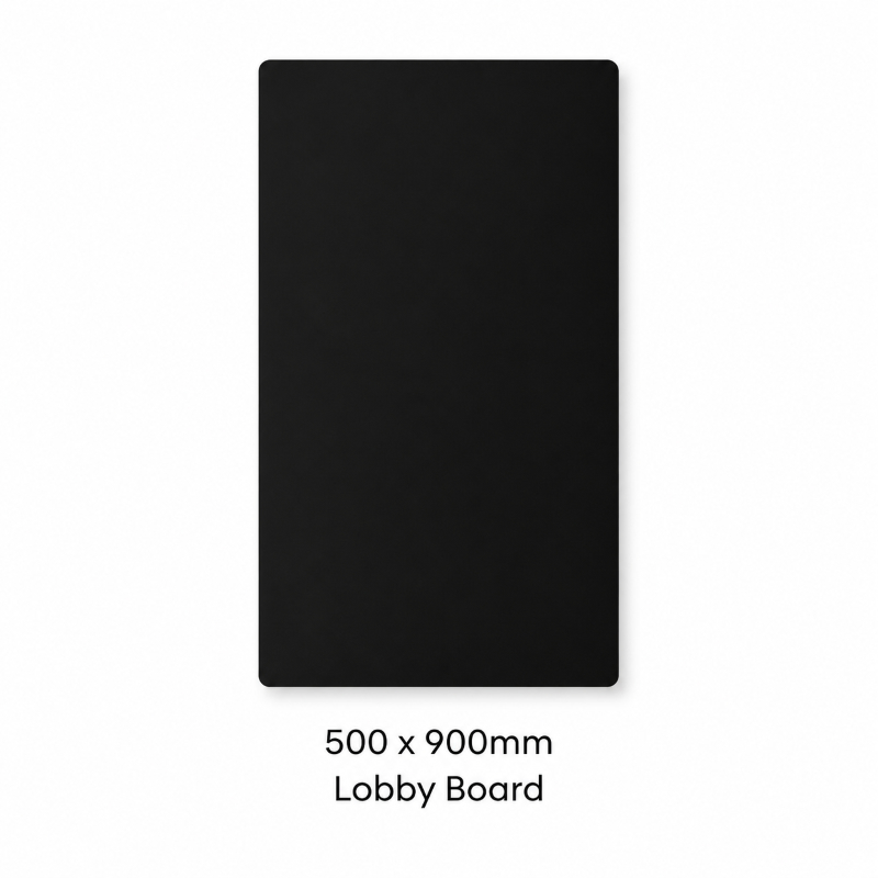 500 × 900mm lobby board