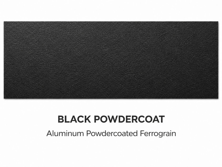 Black finish