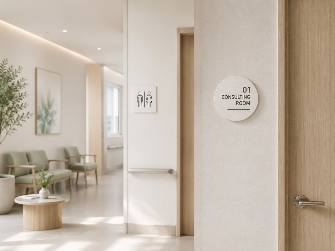 Healthcare signage