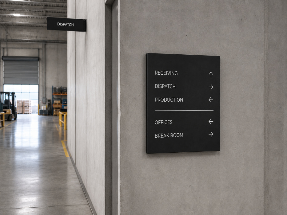 Industrial signage