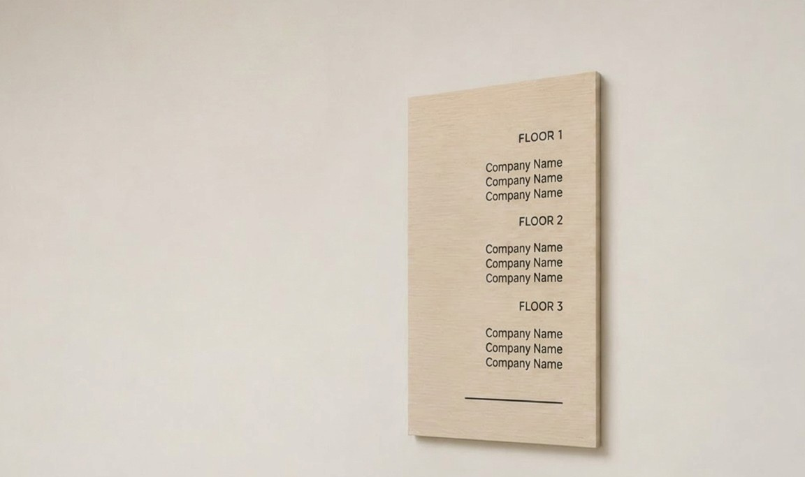 Lobby Directory Board