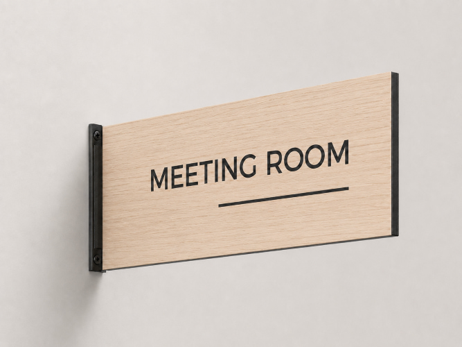 Protruding Sign