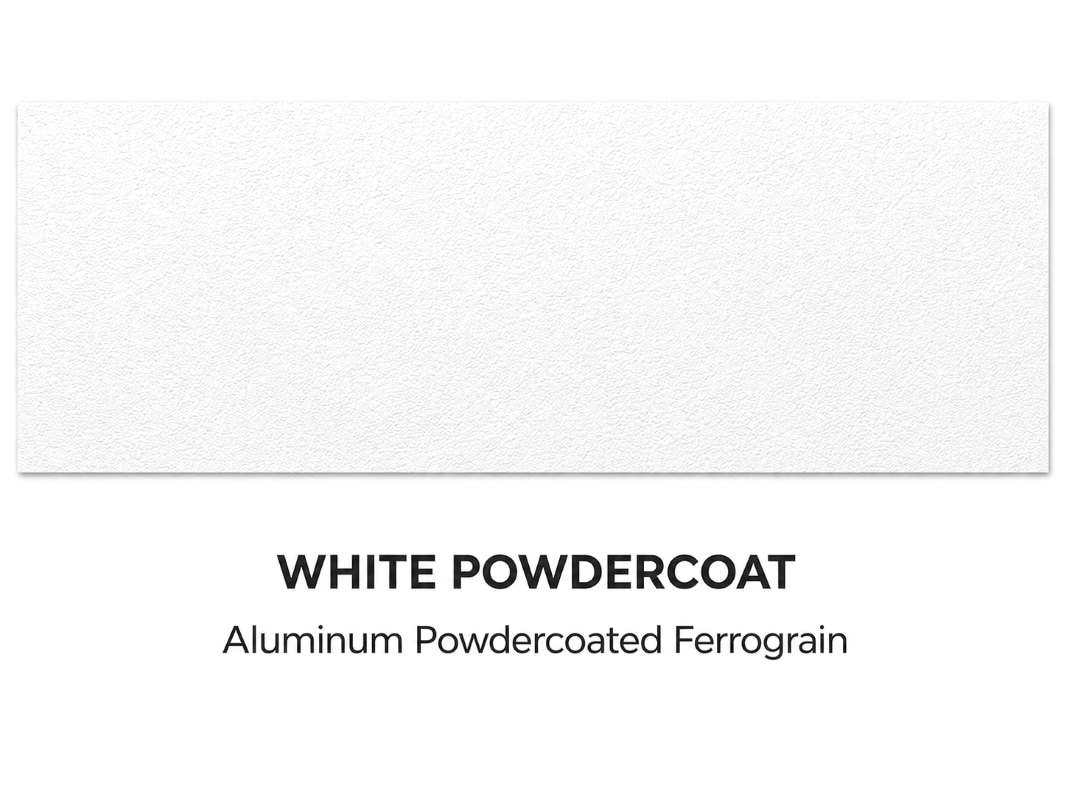 White finish